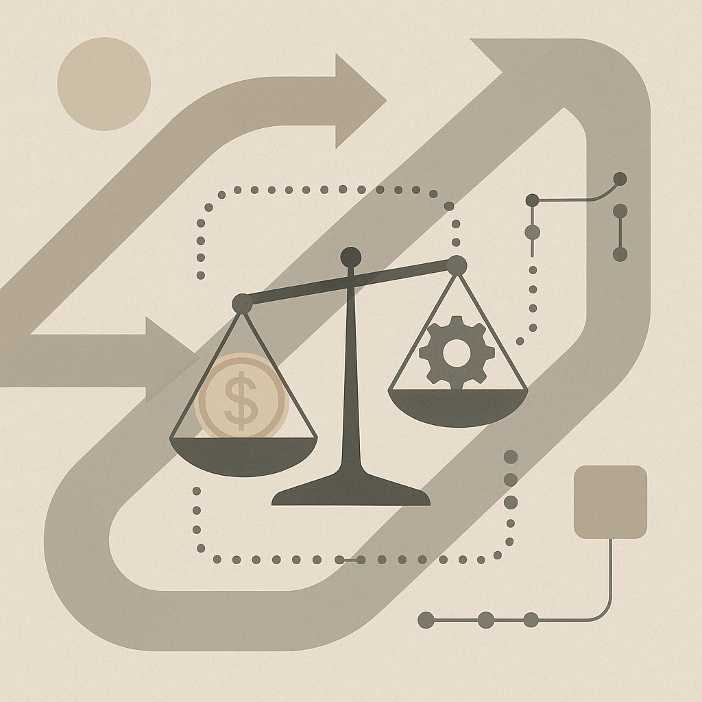 Whitney leaning against a railing on a downtown street